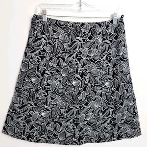 Talbots Floral Knee Length Skirt